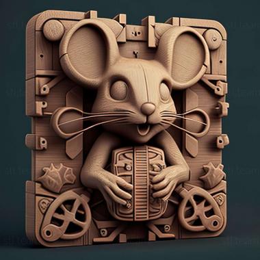 3D model SUPER ROBO MOUSE game (STL)